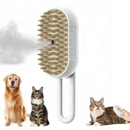 Electric Pet Brush Cat Steam Brush Steamy Dog Brush Electric Spray Cat Hair Brushes Massage Pet Grooming Comb Hair Removal Combs